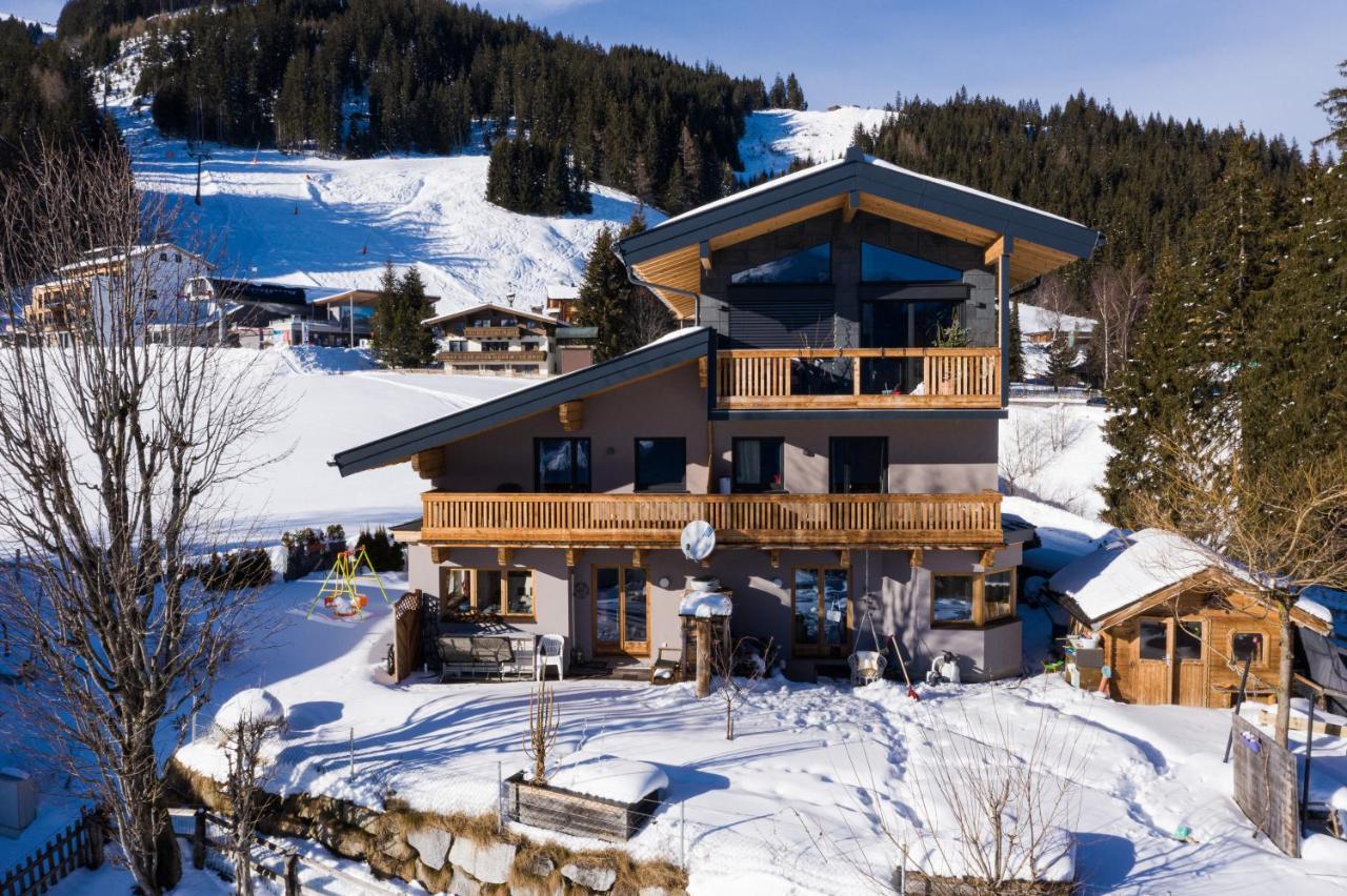 Ski In - Ski Out Panoramaferienhaus Breitmoos Neben Mittelstation Mittersill Eksteriør billede